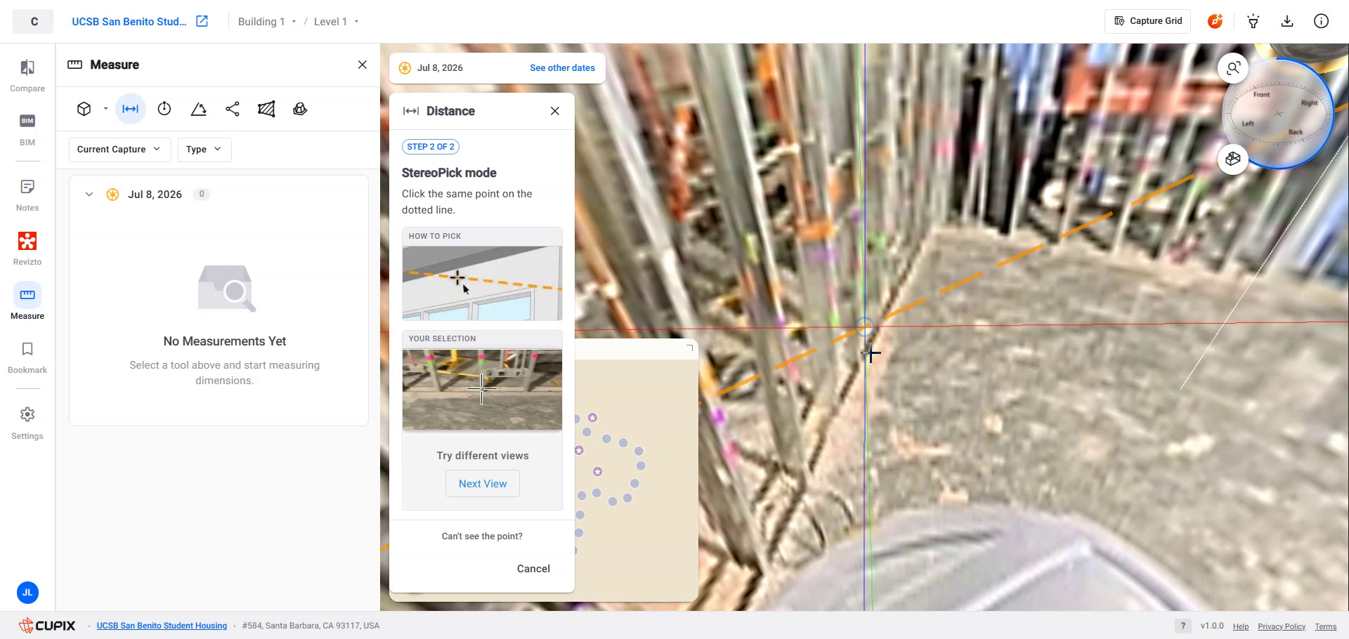 StereoPick, with the magnified pick view.