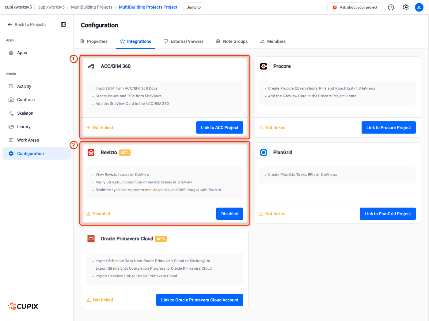 Integrations.