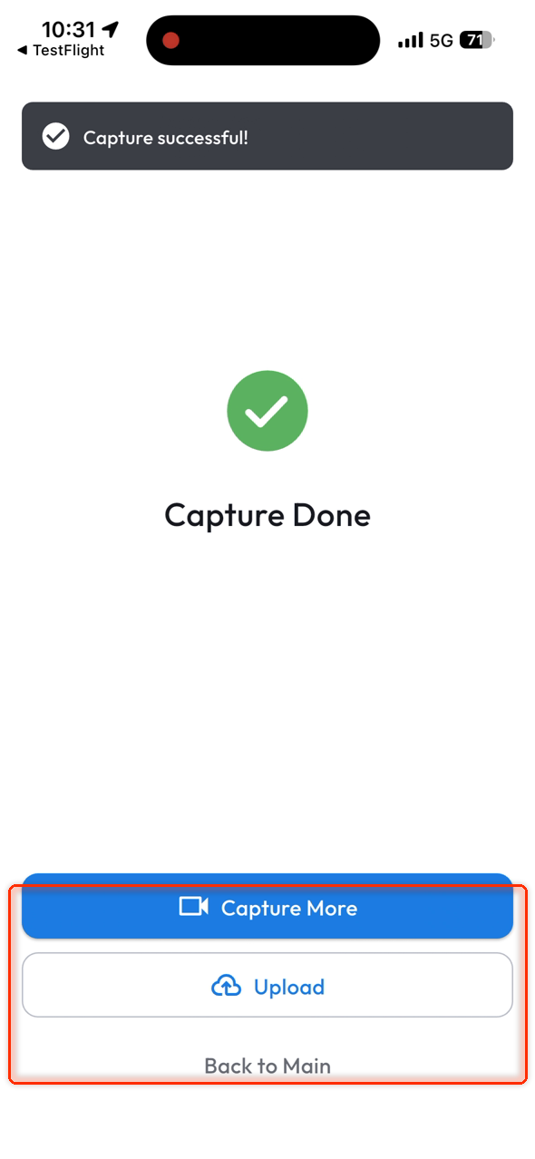 Capture Done