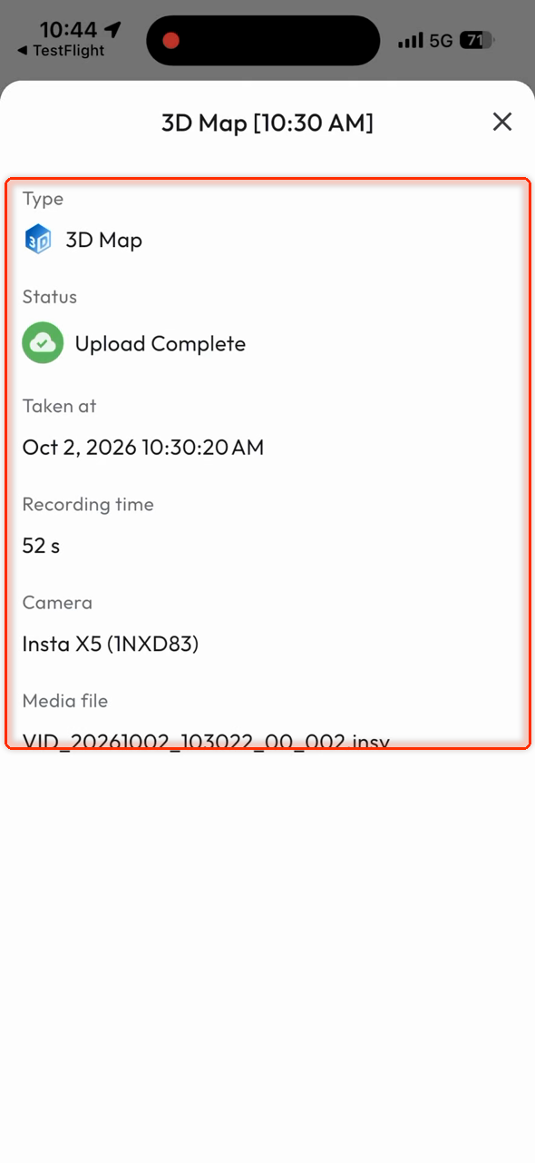 Capture details
