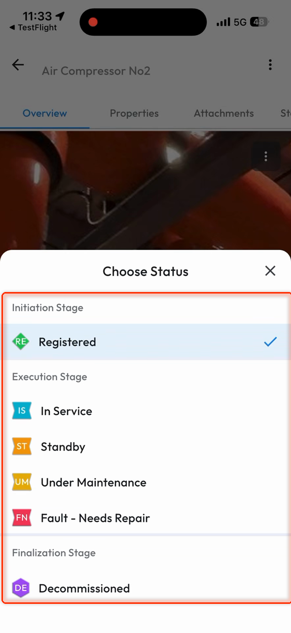 Choose Status
