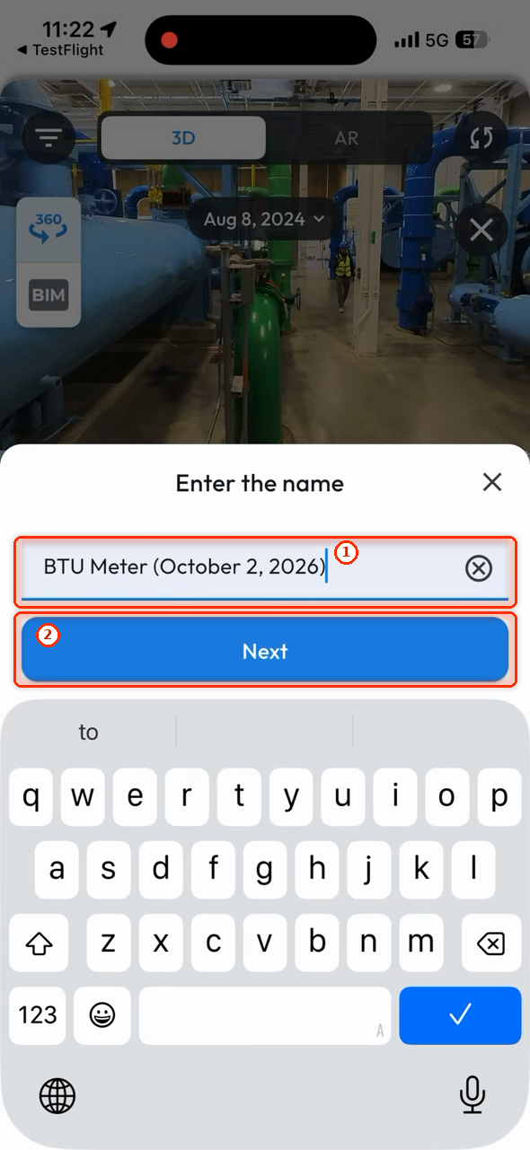 Enter the name