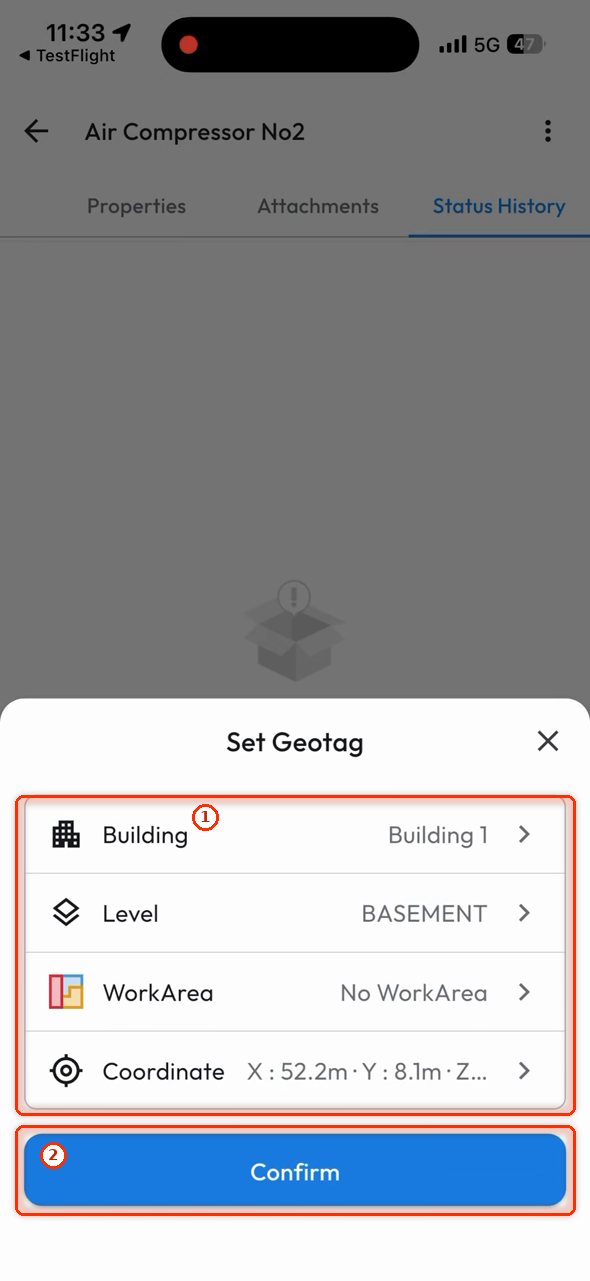 Set Geotag