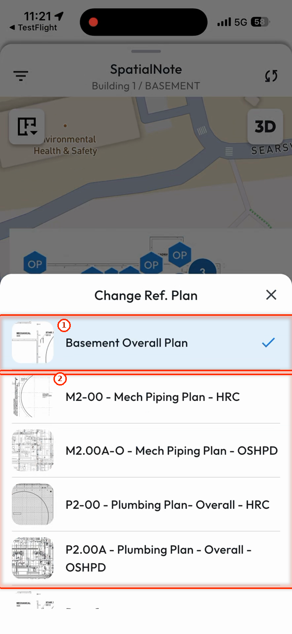 Change Ref. Plan